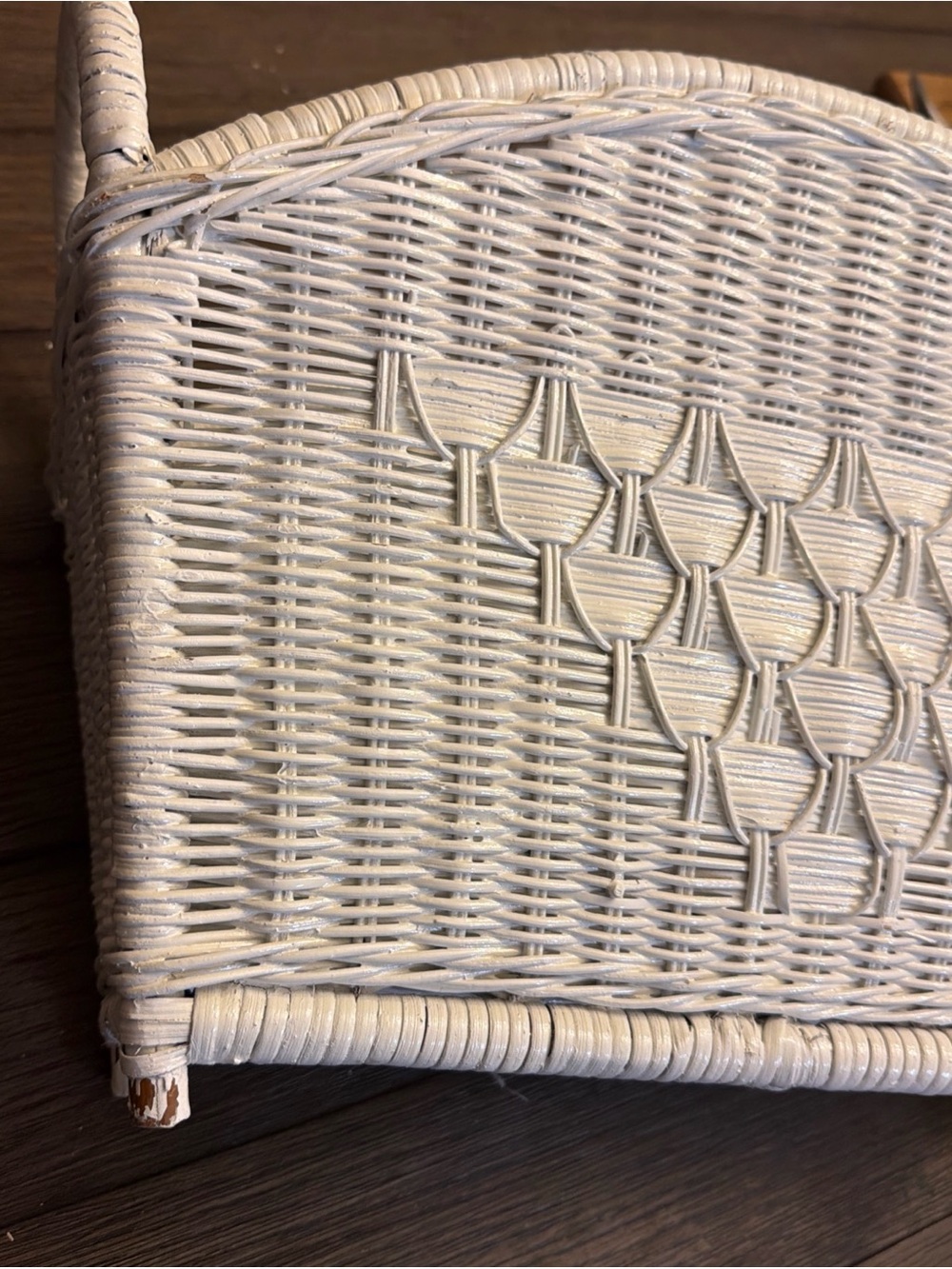 Magazine Holder Wicker Rattan Weave Storage Basket - Picture 8 of 12